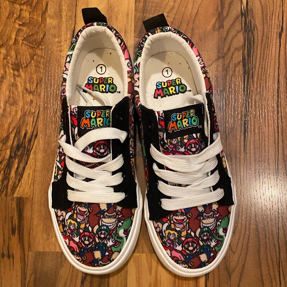Boys 1 Slip In Mario Shoes